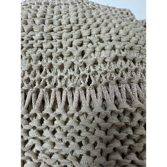 EDC Women’s Bohemian Knit Open Front Cardigan Tan Size S - Picture 14 of 14